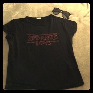 Strange Love cropped t-shirt 😍
